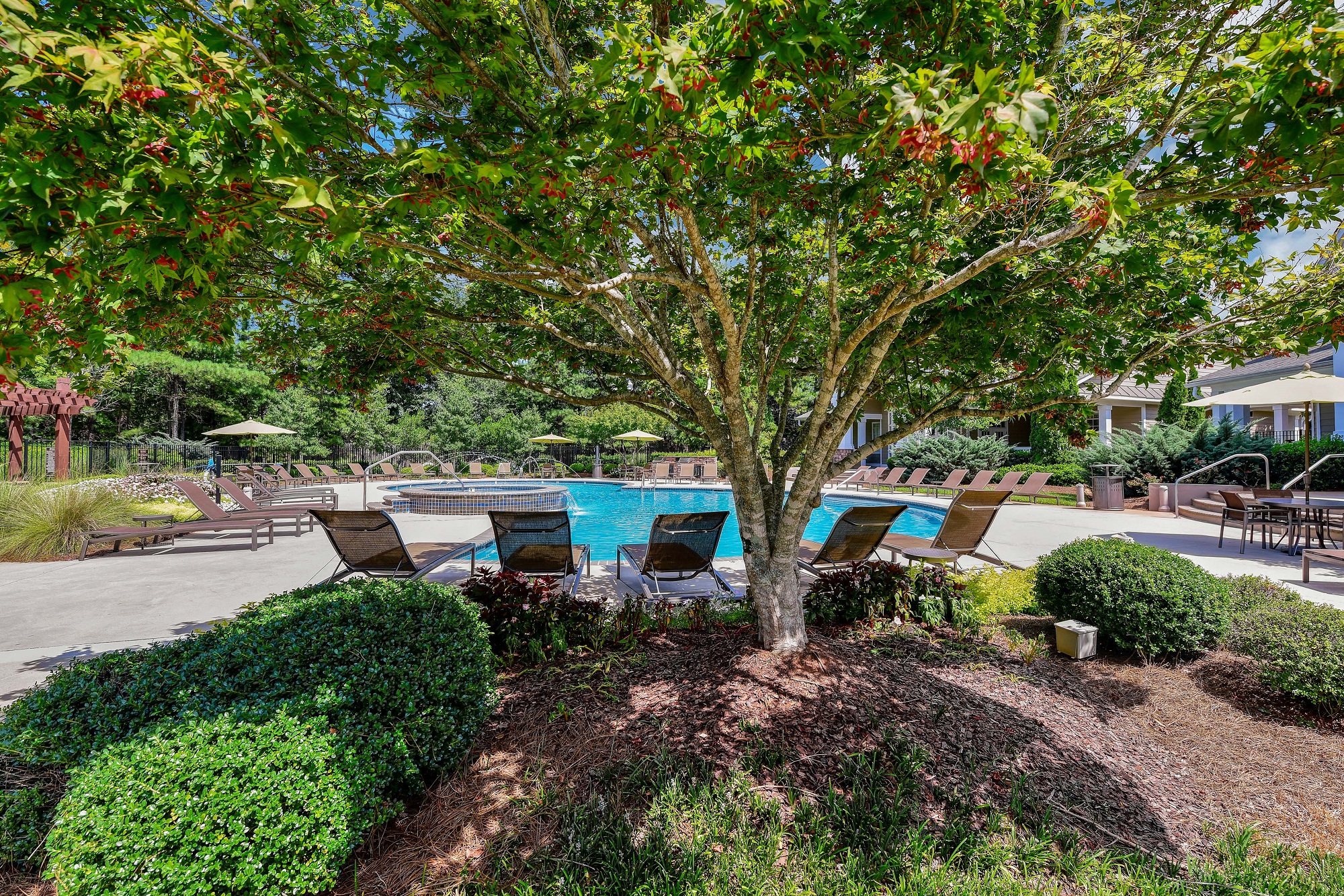 Photos and Video of Lullwater at Bass Luxury Apartment Homes Located